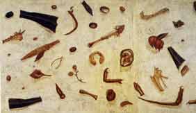 Pavimento a mosaico, cosidetto 'non spazzato'. Dalla vigna Lupi a Roma, I sec. d.C.; Roma, Musei vaticani