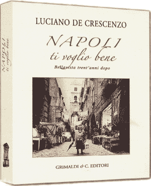 Luciano De Crescenzo, Napoli ti voglio bene, copertina