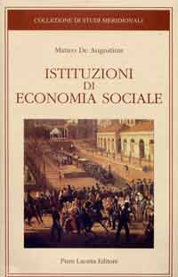M. De Augustinis, Istituzioni di economia sociale (copertina)