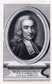 Frdric-Samuel Ostervald in una incisione di Abraham-Louis Girardet