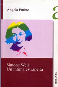 Angela Putino, Simone Weil. Unintima estraneit , copertina