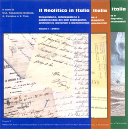 Il neolitico in Italia (copertina)